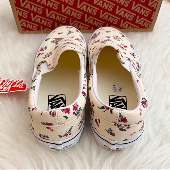 Vans Floral Slip On Women’s Sneakers - Picture 5 of 6